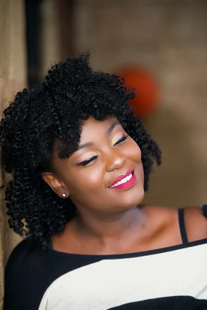 Smiling lady